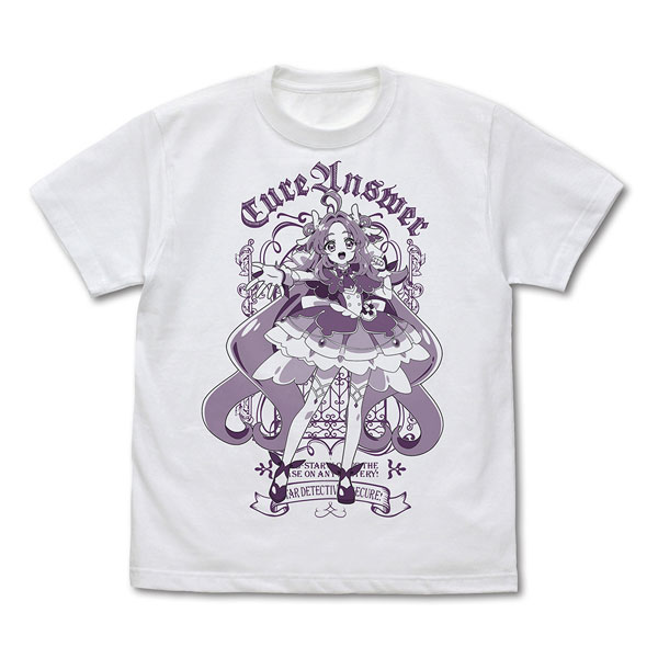 COSPA Star Detective Precure! Cure Answer T-Shirt /WHITE-XL Bild 1