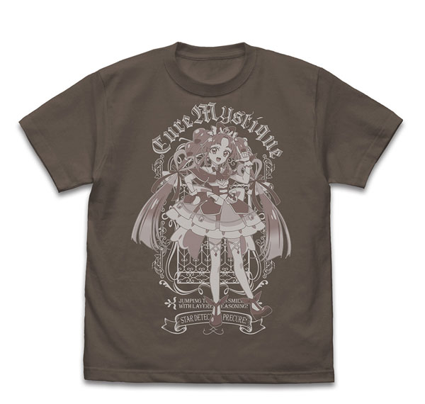 COSPA Star Detective Precure! Cure Mystique T-shirt /CHARCOAL-S รูปภาพ 1