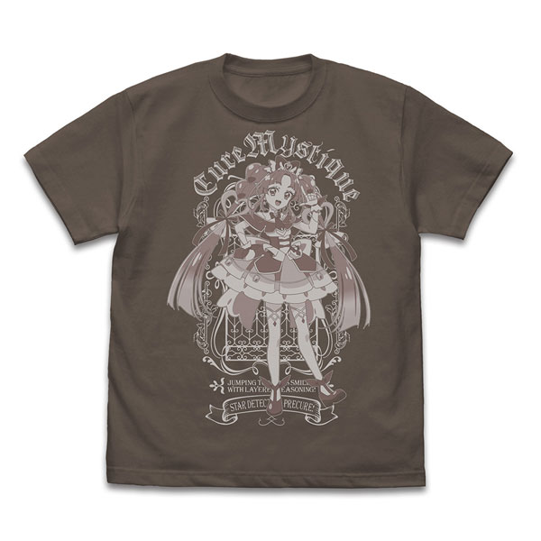 COSPA Star Detective Precure! Cure Mystique T-shirt /CHARCOAL-L