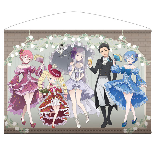 COSPA Re:ZERO -Starting Life in Another World- New Illustration Re:ZERO -Starting Life in Another World- B2 Wall Scroll Party ver.