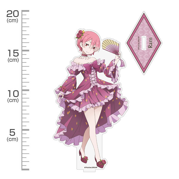 COSPA Re:ZERO -Starting Life in Another World- Neue Illustration Ram Acryl-Ständer (Groß) Party Dress ver. Bild 1