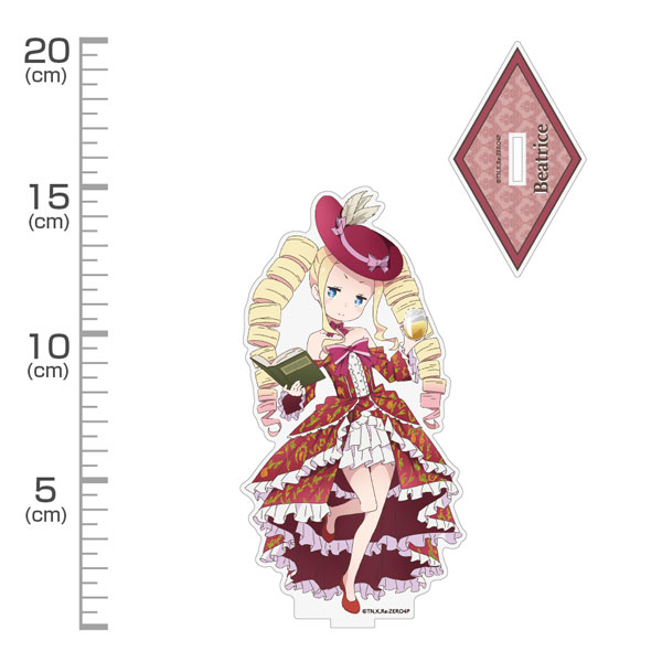 COSPA Re:ZERO -Starting Life in Another World- New Illustration Beatrice Acrylic Stand (Big) Party Dress ver. image 1
