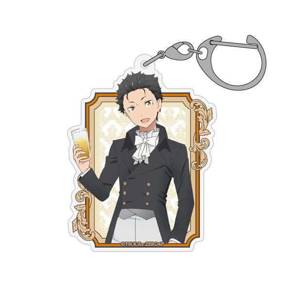 COSPA Re:ZERO -Starting Life in Another World- New Illustration Subaru Acrylic Multipurpose Keychain Party Suit ver.