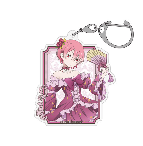 COSPA Re:ZERO -Starting Life in Another World- New Illustration Ram Acrylic Multipurpose Keychain Party Dress ver.