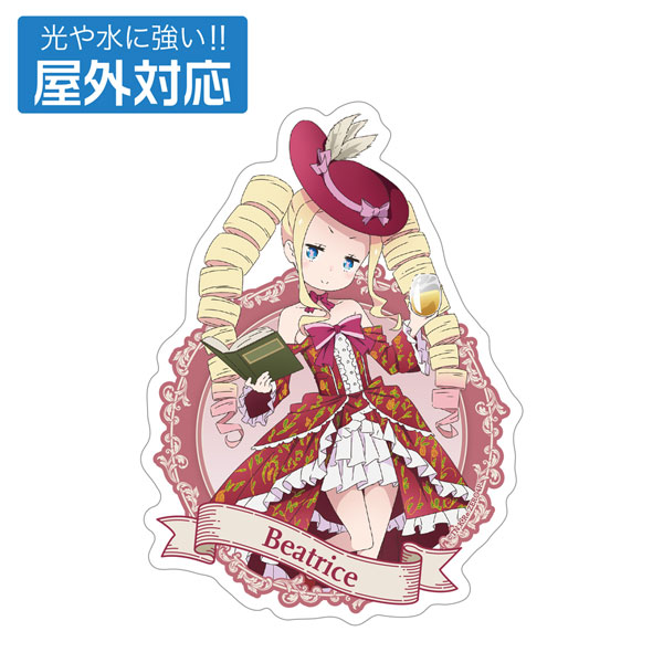 COSPA Re:ZERO -Starting Life in Another World- New Illustration Beatrice Outdoor Compatible Sticker Party Dress ver.