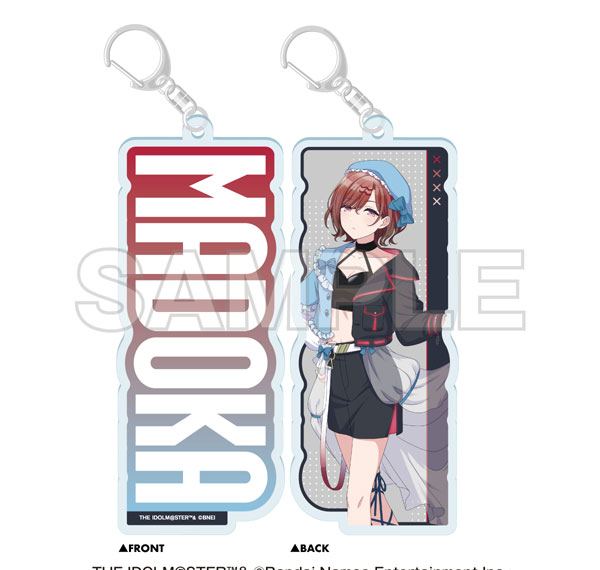 EDITH inc. NTT Docomo x THE IDOLM@STER SHINY COLORS Double-sided Name Keychain Madoka Higuchi รูปภาพ 1