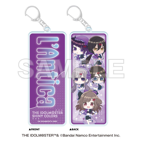 EDITH inc. NTT Docomo x THE IDOLM@STER SHINY COLORS Double-sided Unit Keychain 283 Production L'Antica image 1
