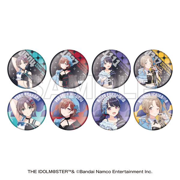 EDITH inc. NTT Docomo x THE IDOLM@STER SHINY COLORS Trading Tin Badge 8Pack BOX