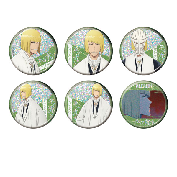 Bellfine TV Anime "Bleach: Thousand-Year Blood War" Trading Hologram Tin Badge Shinji Hirako 6Pack BOX