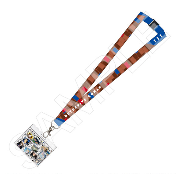 Marimo Craft Detective Conan Neck Strap w/Card Bricks Character Moment Selection Bild 1