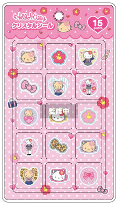 TCP My Melody / Kuromi / Hello Kitty Crystal Sticker (Hello Kitty)