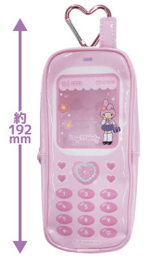 TCP My Melody / Kuromi / Hello Kitty Nostalgic Flip Phone Vinyl Pouch (My Melody)