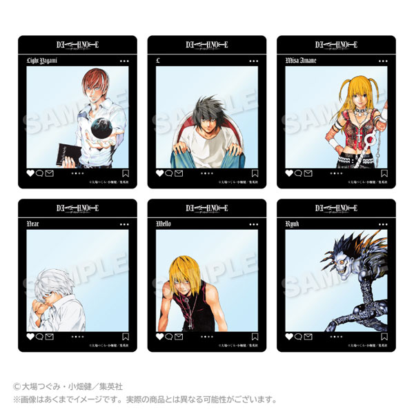 Stella Notes Death Note Trading SNS Style Clear Card 2 6Pack BOX