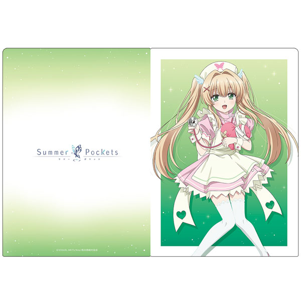 Azu Maker TV動畫《Summer Pockets》透明文件夾 鶇・溫德斯 護士女僕ver. [新繪] 圖片 1
