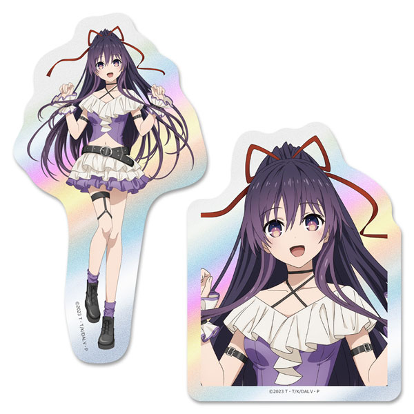 Azu Maker Date A Live V Chara Shiny Sticker Set Tohka Yatogami Gothic Punk White ver. [New Illustration] imagen 1