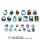 Ensky คอลเลกชันสติกเกอร์ท่องเที่ยวอนิเมะ "Jujutsu Kaisen" ครบรอบ 5 ปี Movie Jujutsu Kaisen 0 13Pack BOX รูปภาพ 2
