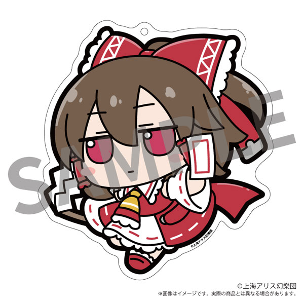 AKIBA-HOBBY/Izanagi Touhou Project FumoFumo Acrylic Keychain 01 FumoFumo Reimu. Kourindou Version. (Reimu Hakurei Kourindou) imagen 1
