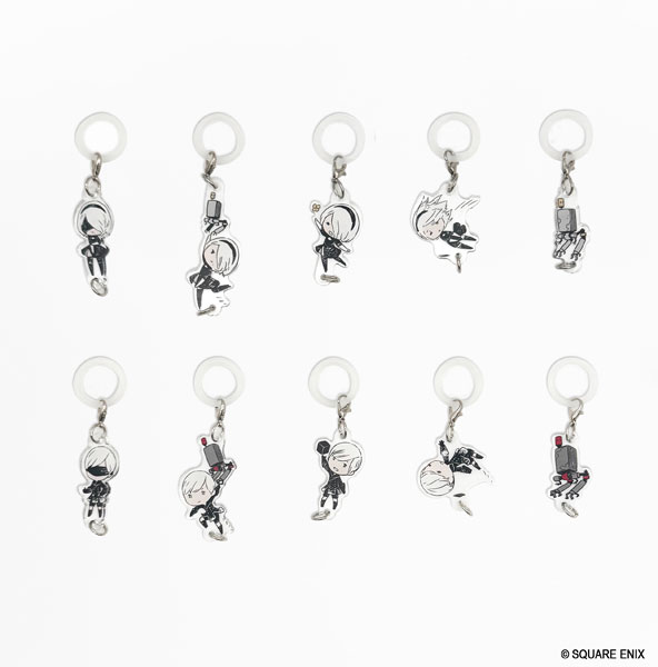 Square Enix NieR:Automata Connecting YuraYura Acrylic Charm 10Pack BOX