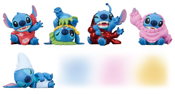 Takara Tomy A.R.T.S PERIHAPI! Changing Clothes Disney Stitch 8Pack BOX imagen 1
