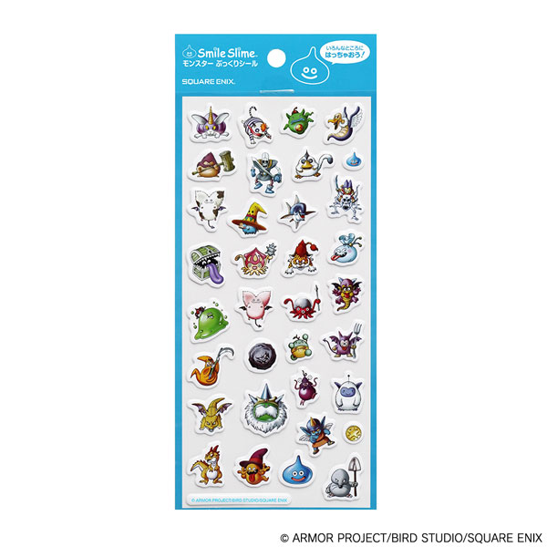 Square Enix Smile Slime Monster Pukkuri Stickers