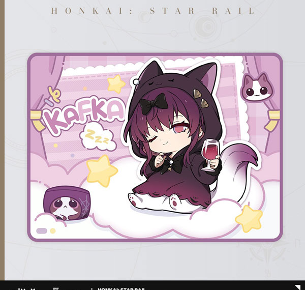 miHoYo Honkai: Star Rail Girls Dormitory Chibi Interior Series Blanket Kafka 图片 1