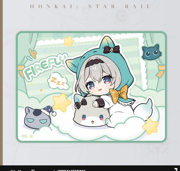 miHoYo Honkai: Star Rail Girls Dormitory Chibi Interior Series Blanket Firefly 圖片 1