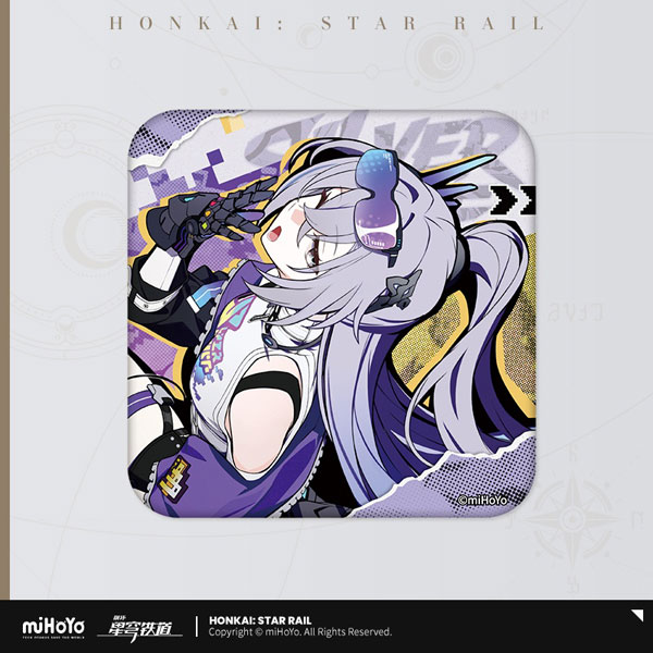 miHoYo Honkai: Star Rail Aha Universe Series Tin Badge Silver Wolf LV.999 image 1