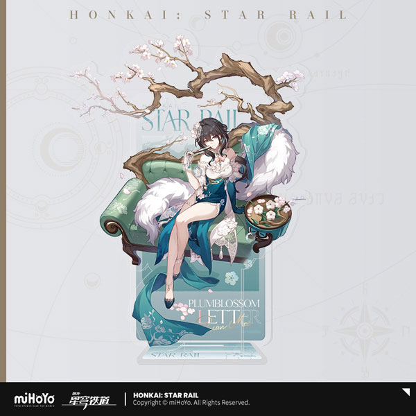 miHoYo Honkai: Star Rail Ruan Mei Plumblossom Letter Series Goods Acrylic Stand