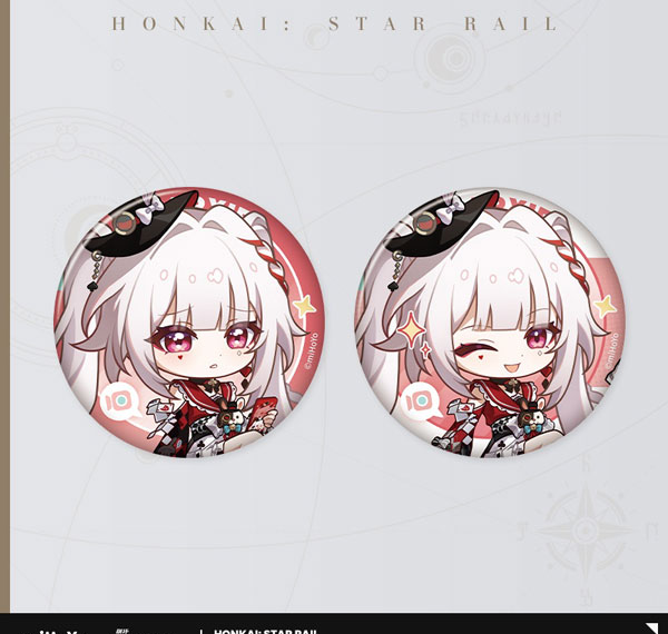 miHoYo Honkai: Star Rail Owlbert's Parlour Series Tin Badge Set Sparxie