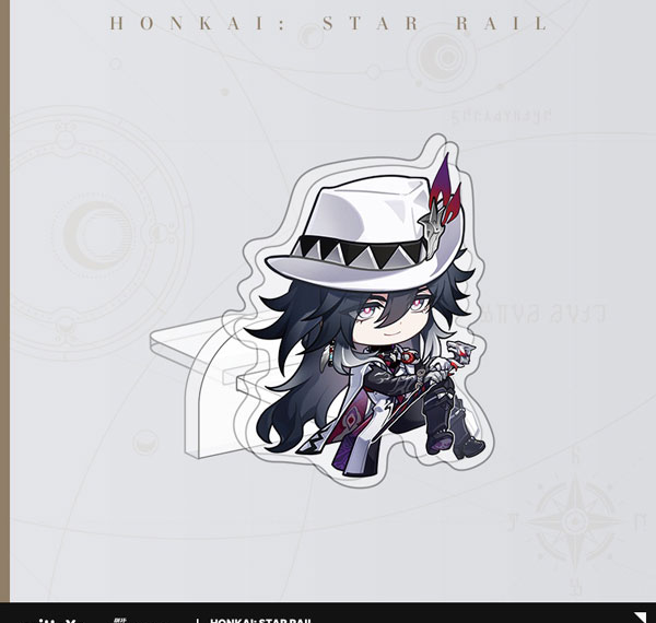 miHoYo Honkai: Star Rail Owlbert's Parlour Series Acrylic Stand Ashveil