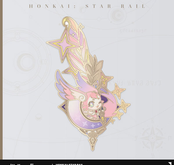 miHoYo Honkai: Star Rail As I've Written Series Metal Bookmark Mem