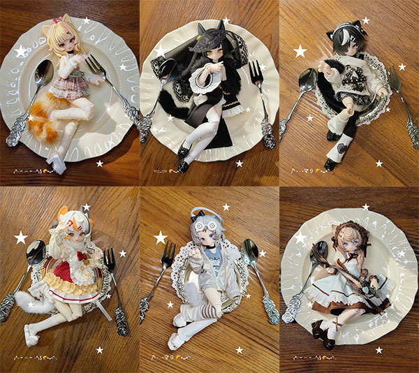 inedible doll Meow Meow Meow Dimension 1/8 Trading Doll 6Item BOX