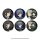 Avengers Black Butler -Emerald Witch Arc- Chara Badge Collection 6Pack BOX hình ảnh 2