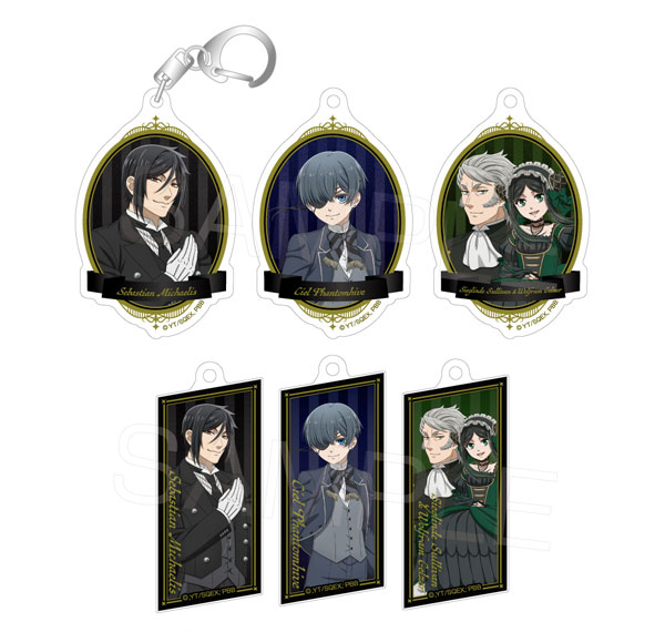 Avengers Black Butler -Emerald Witch Arc- พวงกุญแจอะคริลิกคอลเลกชัน 6Pack BOX รูปภาพ 1