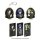 Avengers Black Butler -Emerald Witch Arc- พวงกุญแจอะคริลิกคอลเลกชัน 6Pack BOX รูปภาพ 2