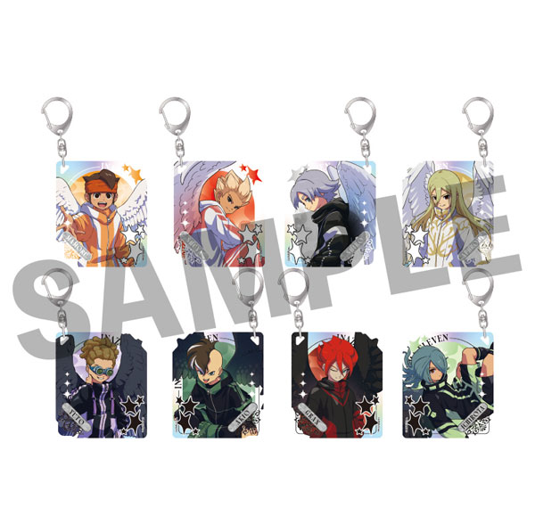 DMM.com Inazuma Eleven: Victory Road Trading Acrylic Keychain Angel & Devil ver. 8Pack BOX รูปภาพ 1