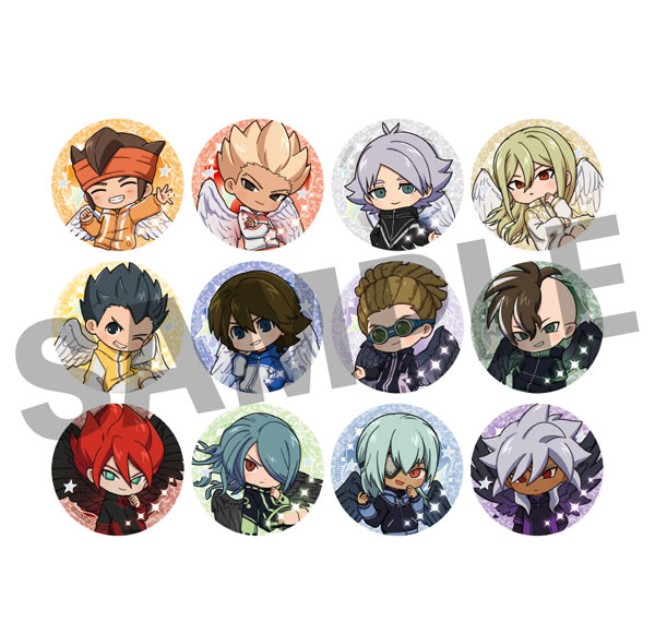 DMM.com Inazuma Eleven: Victory Road Trading Mini Chara Tin Badge Angel & Devil ver. 12Pack BOX รูปภาพ 1