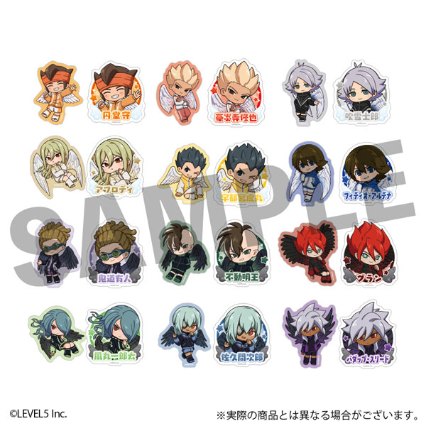 DMM.com Inazuma Eleven: Victory Road Trading Mini Chara Sticker Angel & Devil ver. 12Pack BOX