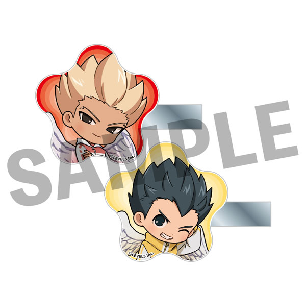 DMM.com Inazuma Eleven: Victory Road Acrylic Hair Clip Shuuya Gouenji Angel ver. & Toramaru Utsunomiya Angel ver. รูปภาพ 1