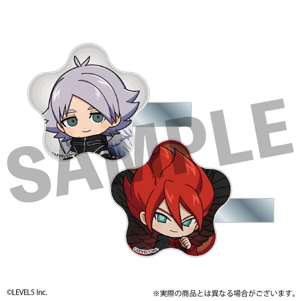 DMM.com Inazuma Eleven: Victory Road Acrylic Hair Clip Shirou Fubuki Angel ver. & Gran Devil ver.