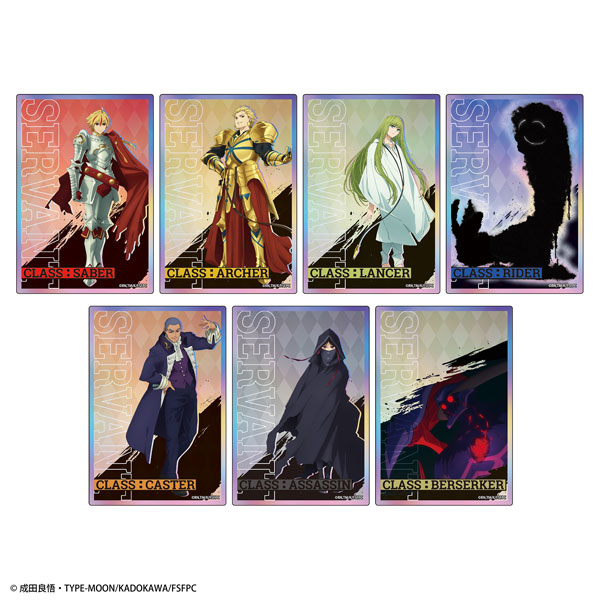 ATFES TV Anime "Fate/strange Fake" Trading Aurora Acrylic Card 7Pack BOX รูปภาพ 1