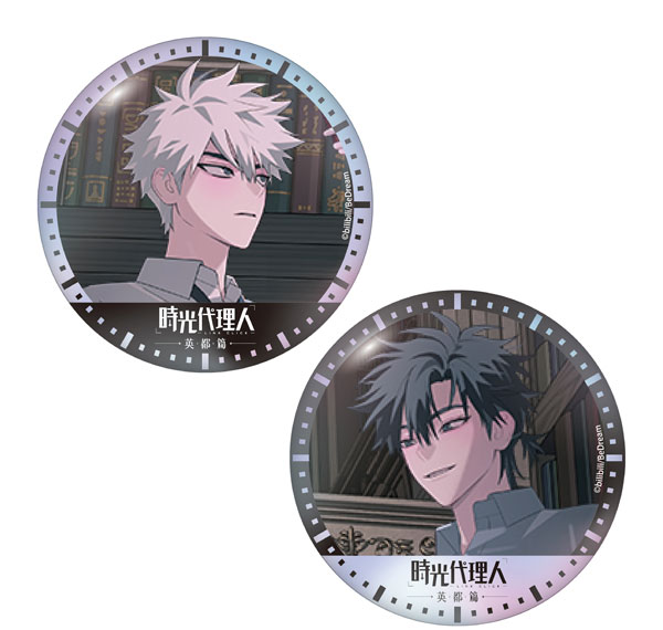 ATFES Anime "Link Click" Aurora Tin Badge 2pcs. Set Toki & Hikaru Main Visual รูปภาพ 1