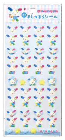 TCP Usahana Puchi Marshmallow Sticker Blue gambar 1