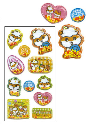 TCP Coro Coro Kuririn Shakashaka Sticker Orange