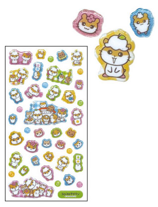 TCP Coro Coro Kuririn Ururun Gloss Sticker Colorful