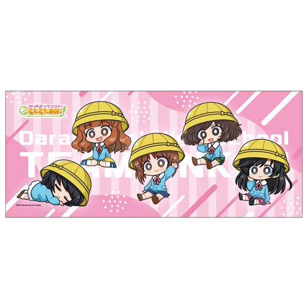 Midobiyo Girls und Panzer Motto Love Love Sakusen desu! MD ผ้าเช็ดหน้า Ankou Team รูปภาพ 1