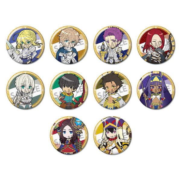 Hobby Stock Pic-Lil! Fate/Grand Order 交換式鐵製徽章 vol.6 10入裝 BOX 圖片 1