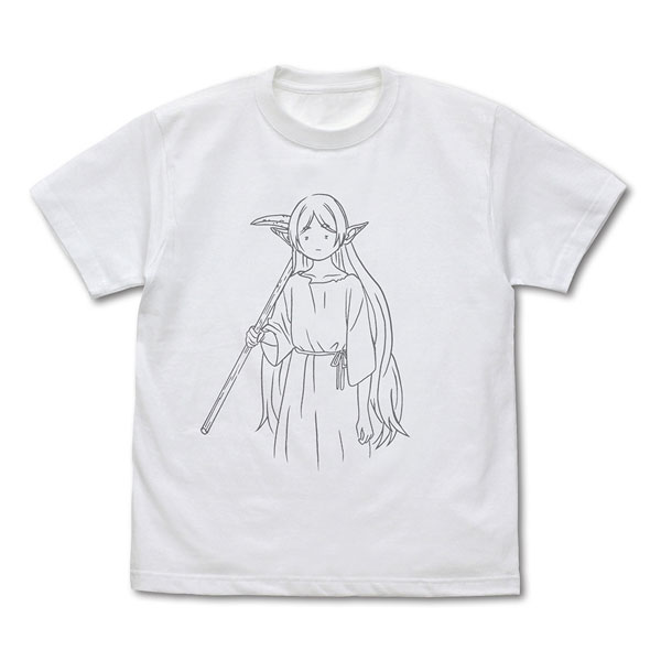 COSPA Frieren: Beyond Journey's End Frieren "Anyway, I have to work in the mines for 300 years." T-shirt /WHITE-S