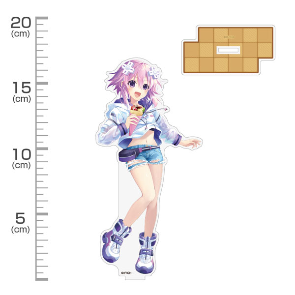 COSPA Hyperdimension Neptunia New Illustration Neptune Acrylic Stand (Big) Sweets Time Ver.