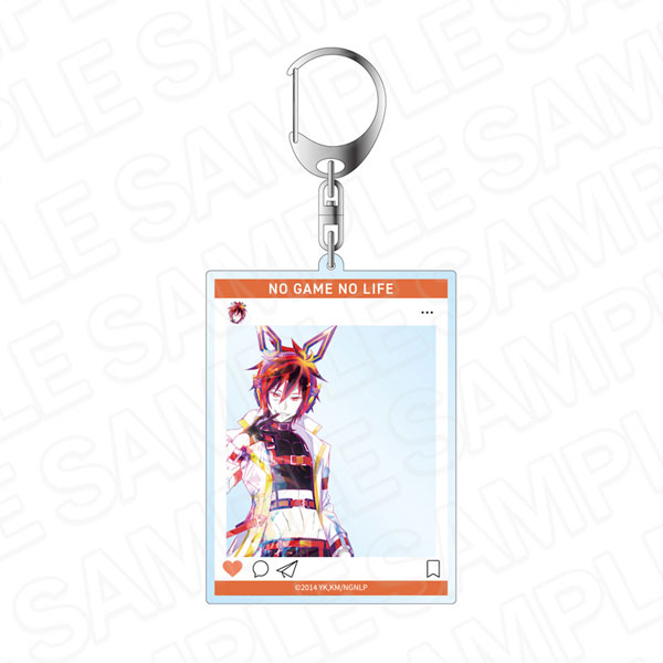 Contents Seed No Game No Life SNS Style Acrylic Keychain PALE TONE series Sora Cyber Bunny ver.